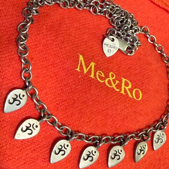 WOW POSHMARK Authentic Me&Ro Sterling Seven Charm Pendant Necklace w/pouch